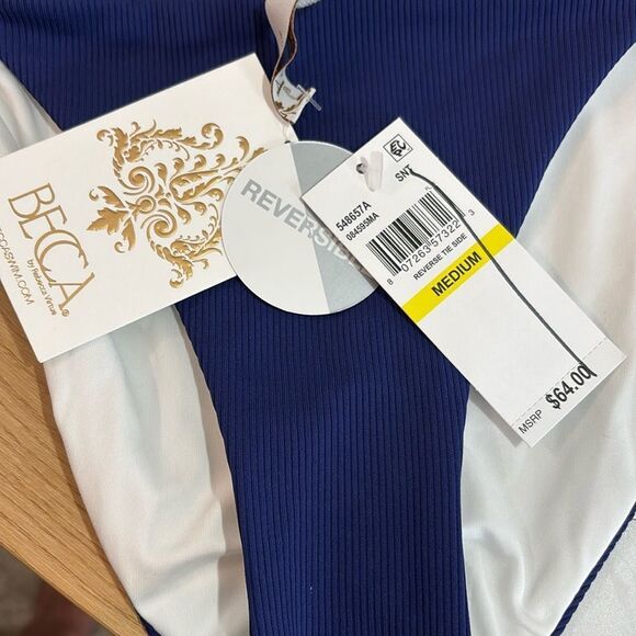 Becca Modern Reversible Rib Triangle Bikini
Bottom  Starry Night $64 - Picture 9 of 9